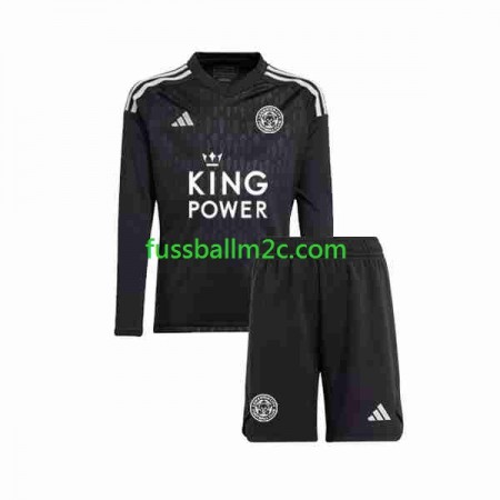 Fußballtrikots Leicester City Torwart Kinder Ausweich Trikotsatz 2023-2024 Langarm